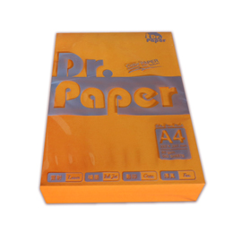 Dr.Paper A4 80gsm多功能色紙-深桔 500入/包 #240