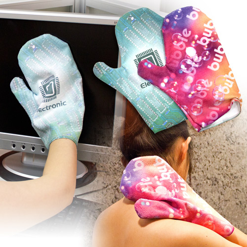 【客製化】超聯捷 多用途超細纖維清潔手套 宣導品 禮贈品 S1-26001