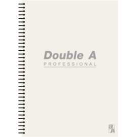 Double A A5線圈筆記本-辦公室系列(米) DANB12177/本