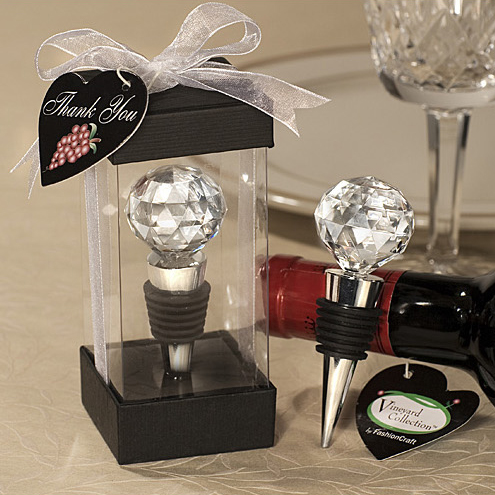 鑽石水晶紅酒瓶塞(10盒) 婚宴小贈品 禮贈品 ht-0016