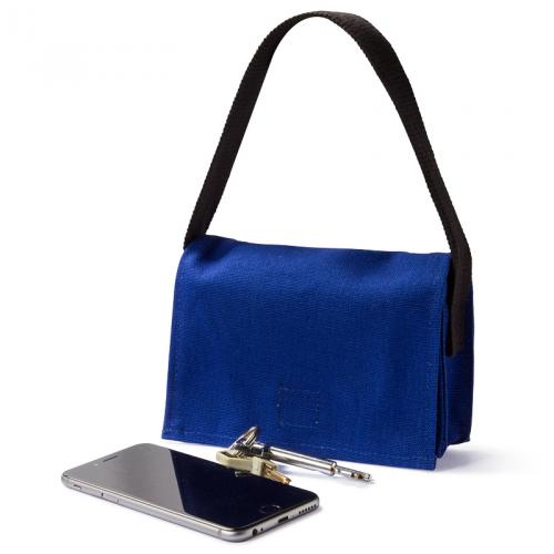 【客製化】超聯捷16.5*10*4cm藍色帆布手提小書包帆布袋 S1-01054SBL