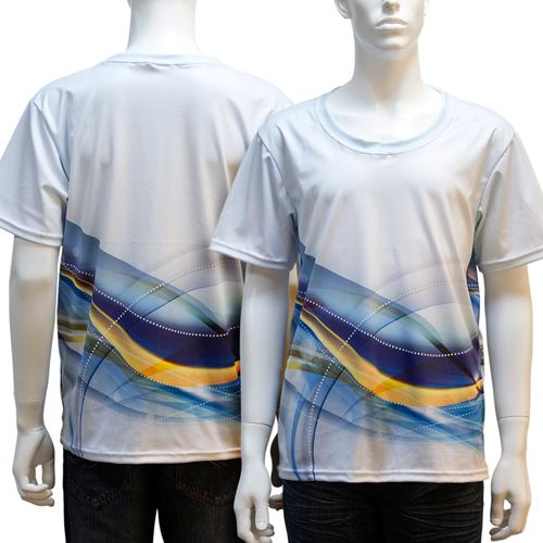 【客製化】超聯捷 歐美尺碼男性昇華熱轉圓領T-shirt(T恤) S1-38005