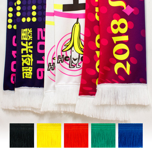 【客製化】超聯捷 標準尺寸全彩球迷圍巾+螢光黃/螢光粉紅 彩色印刷 宣導品 禮贈品 S1-41002N