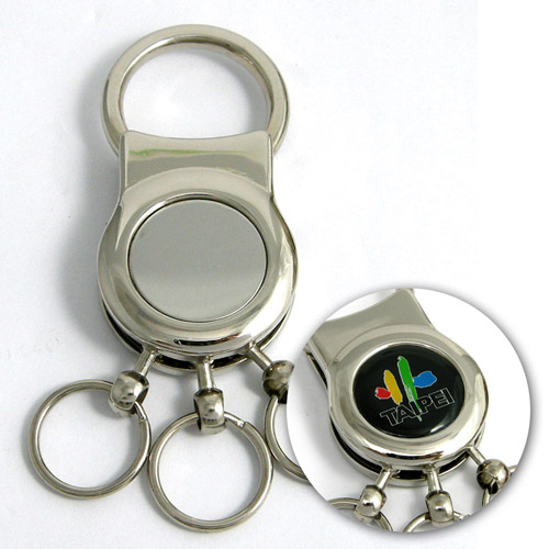 【客製化】超聯捷 金屬旋轉鎖鑰匙圈  宣導品 禮贈品 S1-04023