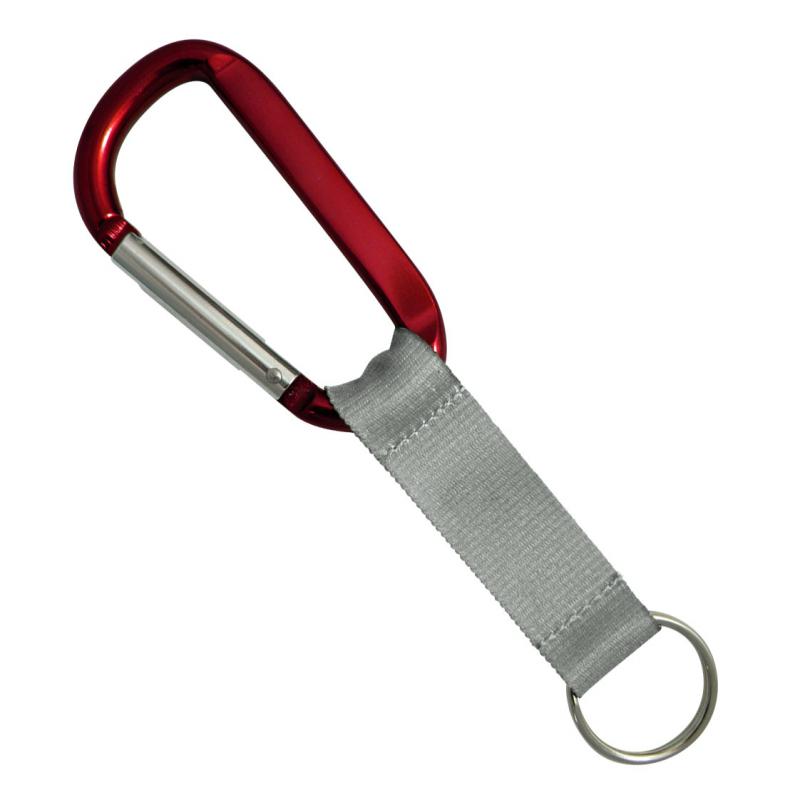 【客製化】超聯捷  登山掛勾熱轉織帶鑰匙圈 宣導品 禮贈品 S1-04017A